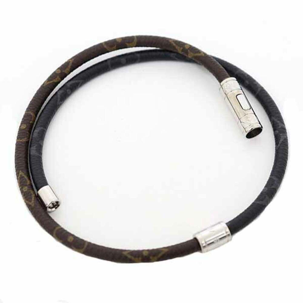 LOUIS VUITTON Black Monogram Charm Bracelet - Picture 4 of 6